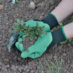 Garden Rubber Gloves with Claws