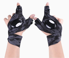 Fishing Gloves with LED Light